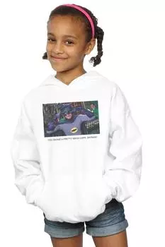 Толстовка с капюшоном Mean Cape из сериала Бэтмен DC Comics, белый