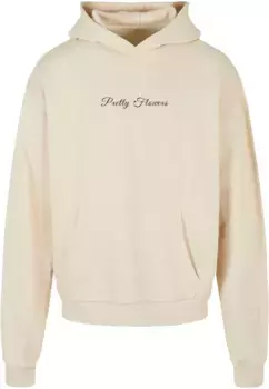 Толстовка с капюшоном Merchcode " Merchcode Men's Ladies Pretty Flowers - Cropped Tee", цвет Sand