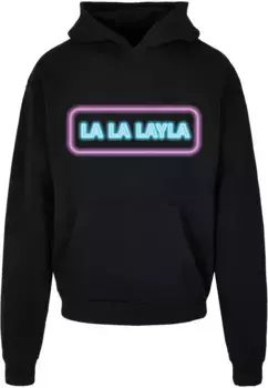 Толстовка с капюшоном Merchcode " Merchcode Men's LA LA LAYLA Ultra Heavy Hoody", черный