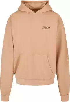Толстовка с капюшоном Merchcode " Merchcode Men's Just love Ultra Heavy Hoody", бежевый