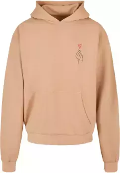 Толстовка с капюшоном Merchcode " Merchcode Men's K Heart Ultra Heavy Hoody", бежевый