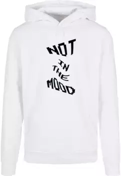 Толстовка с капюшоном Merchcode " Merchcode Men's NITM-Pixel Warped Basic Hoody", белый