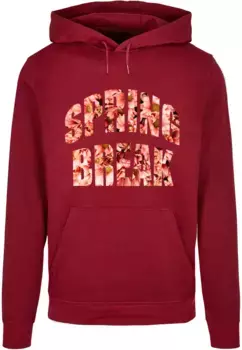 Толстовка с капюшоном Merchcode " Merchcode Men's Spring Break 1 Basic Hoody", цвет Burgundy