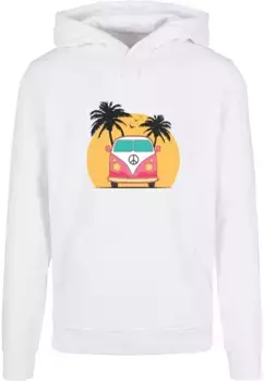 Толстовка с капюшоном Merchcode " Merchcode Men's Summer - Van Basic Hoody", белый