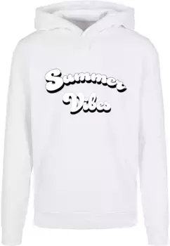 Толстовка с капюшоном Merchcode " Merchcode Men's Summer Vibes Basic Hoody", белый