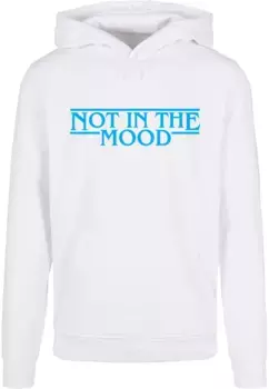 Толстовка с капюшоном Merchcode " Merchcode Men's NITM - Stranger Mood Basic Hoody", белый