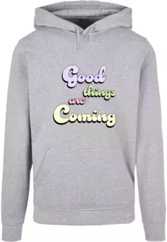 Толстовка с капюшоном Merchcode " Merchcode Men's Good Things Basic Hoody", серый