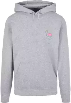 Толстовка с капюшоном Merchcode " Merchcode Men's Flamingo Basic Hoody", серый