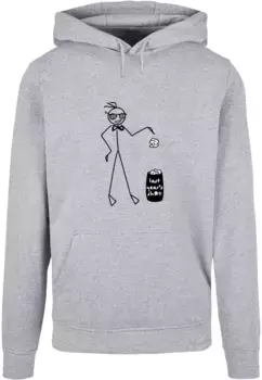 Толстовка с капюшоном Merchcode " Merchcode Men's Last Year Basic Hoody", серый