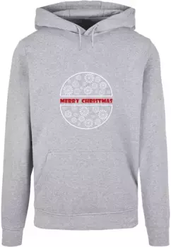 Толстовка с капюшоном Merchcode " Merchcode Men's Merry Christmasy Basic Hoody", серый