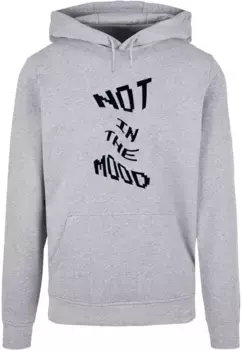Толстовка с капюшоном Merchcode " Merchcode Men's NITM-Pixel Warped Basic Hoody", серый