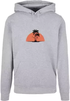 Толстовка с капюшоном Merchcode " Merchcode Men's Summer - Beach Basic Hoody", серый