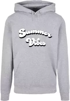 Толстовка с капюшоном Merchcode " Merchcode Men's Summer Vibes Basic Hoody", серый