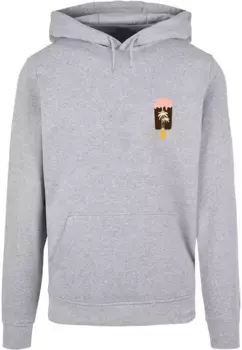 Толстовка с капюшоном Merchcode " Merchcode Men's Summer - Icecream Basic Hoody", серый