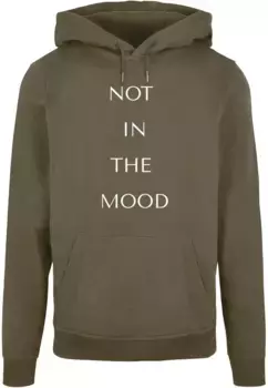 Толстовка с капюшоном Merchcode " Merchcode Men's NITM-Clean Back x Basic Hoody", оливковый