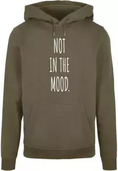 Толстовка с капюшоном Merchcode " Merchcode Men's NITM - Stretched X Basic Hoody", оливковый
