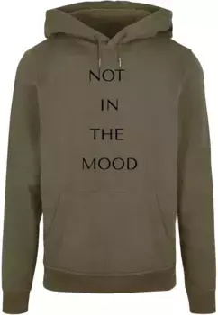 Толстовка с капюшоном Merchcode " Merchcode Men's NITM-Clean Back Basic Hoody", оливковый