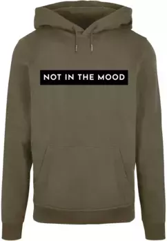 Толстовка с капюшоном Merchcode " Merchcode Men's NITM-Crate1 Basic Hoody", оливковый