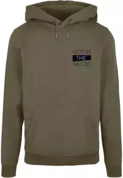 Толстовка с капюшоном Merchcode " Merchcode Men's NITM-Sport1 Basic Hoody", оливковый
