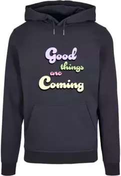 Толстовка с капюшоном Merchcode " Merchcode Men's Good Things Basic Hoody", цвет морской волны