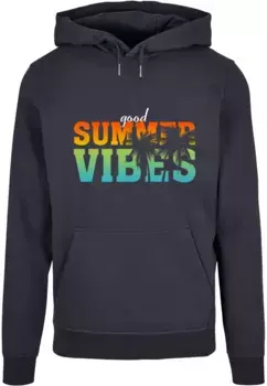 Толстовка с капюшоном Merchcode " Merchcode Men's Good Summer Vibes Basic Hoody", цвет морской волны