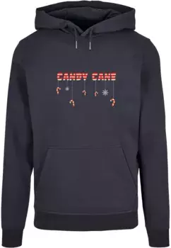 Толстовка с капюшоном Merchcode " Merchcode Men's Candy Cane Basic Hoody", цвет морской волны