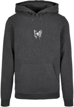 Толстовка с капюшоном Merchcode " Merchcode Men's Flowers Bloom Basic Hoody", цвет Charcoal