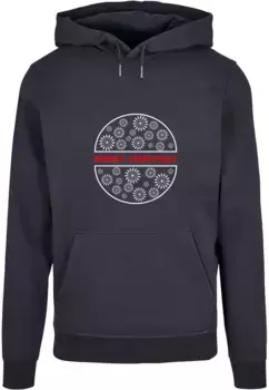 Толстовка с капюшоном Merchcode " Merchcode Men's Merry Christmasy Basic Hoody", цвет морской волны