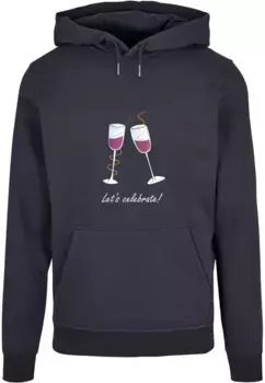 Толстовка с капюшоном Merchcode " Merchcode Men's LetsCeleb Basic Hoody", цвет морской волны