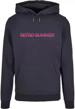 Толстовка с капюшоном Merchcode " Merchcode Men's Summer - Retro Basic Hoody", цвет морской волны