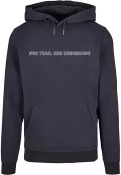 Толстовка с капюшоном Merchcode " Merchcode Men's New Year Basic Hoody", цвет морской волны