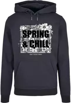 Толстовка с капюшоном Merchcode " Merchcode Men's Spring And Chill Basic Hoody", цвет морской волны