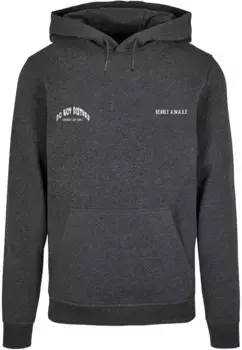 Толстовка с капюшоном Merchcode " Merchcode Men's Barely Awake Basic Hoody", цвет Charcoal