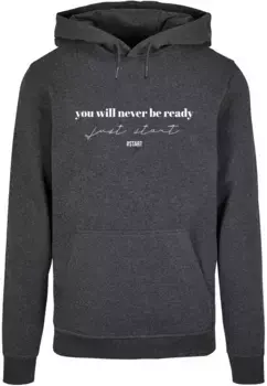 Толстовка с капюшоном Merchcode " Merchcode Men's Just Start Basic Hoody", цвет Charcoal