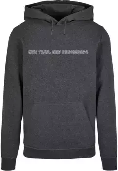 Толстовка с капюшоном Merchcode " Merchcode Men's New Year Basic Hoody", цвет Charcoal
