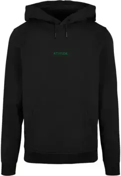 Толстовка с капюшоном Merchcode " Merchcode Men's Attitude Basic Hoody", черный