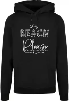 Толстовка с капюшоном Merchcode " Merchcode Men's Beach Please Basic Hoody", черный