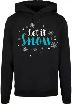 Толстовка с капюшоном Merchcode " Merchcode Men's Let it Snow Basic Hoody", черный