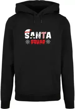 Толстовка с капюшоном Merchcode " Merchcode Men's Santa Squad Basic Hoody", черный