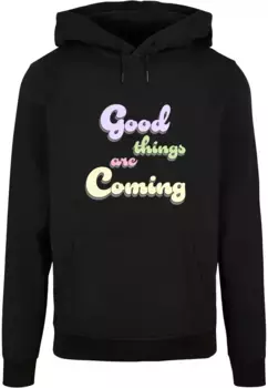 Толстовка с капюшоном Merchcode " Merchcode Men's Good Things Basic Hoody", черный