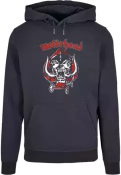 Толстовка с капюшоном Merchcode " Merchcode Men's Motorhead - Spade Warpig Basic Hoody", цвет морской волны