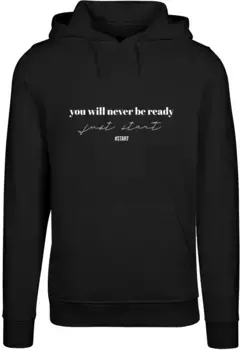 Толстовка с капюшоном Merchcode " Merchcode Men's Just Start Hoody", черный