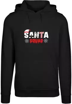 Толстовка с капюшоном Merchcode " Merchcode Men's Santa Squad Heavy Hoody", черный