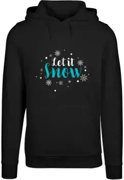 Толстовка с капюшоном Merchcode " Merchcode Men's Let it Snow Heavy Hoody", черный