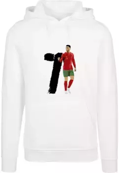 Толстовка с капюшоном Merchcode " Merchcode Men's Player 3 Fitted Heavy Hoody", белый