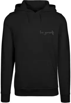 Толстовка с капюшоном Merchcode " Merchcode Men's Love Yourself Hoody", черный