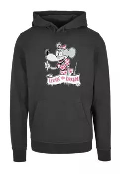 Толстовка с капюшоном Merchcode " Merchcode Men's Spangled Min Hoody", черный