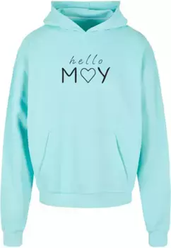 Толстовка с капюшоном Merchcode " Merchcode Men's Spring - Hello may Ultra Heavy Hoody", синий
