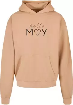 Толстовка с капюшоном Merchcode " Merchcode Men's Spring - Hello may Ultra Heavy Hoody", бежевый