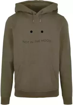 Толстовка с капюшоном Merchcode " Merchcode Men's NITM-Moody Face Basic Hoody", оливковый